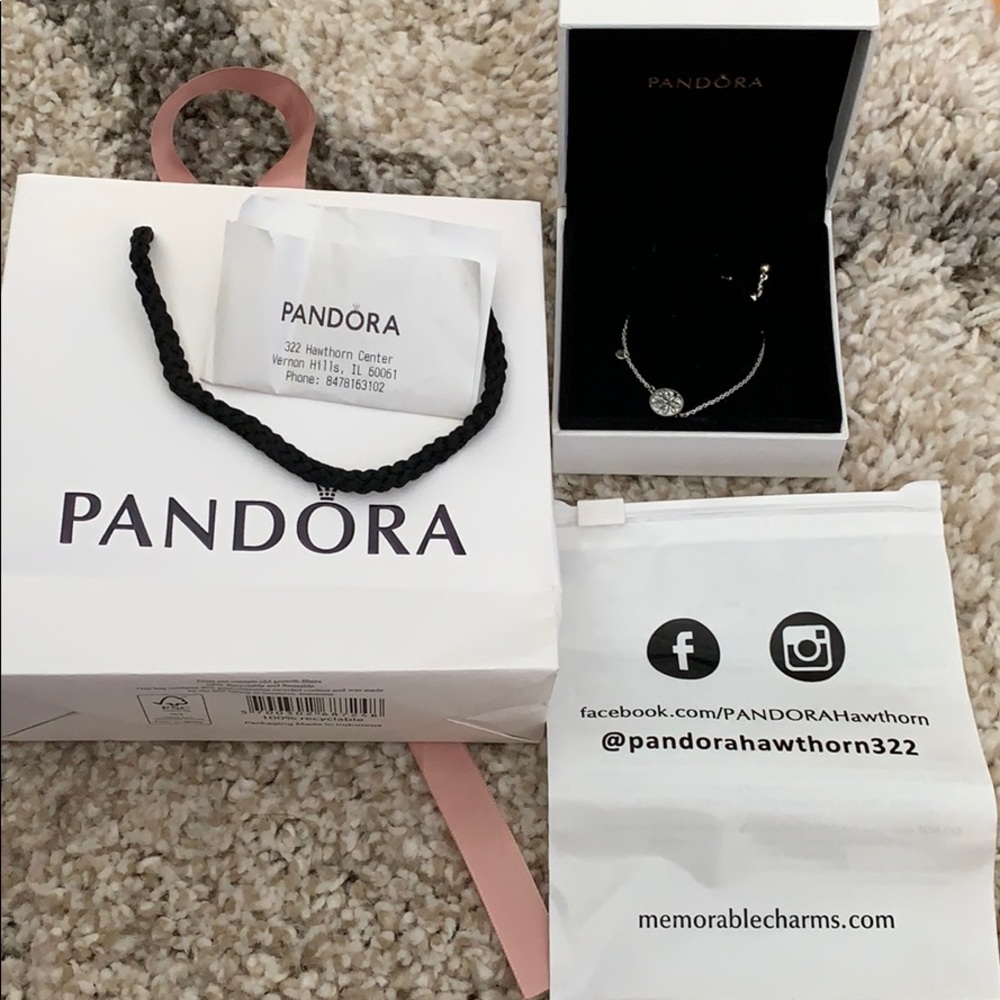 Pandora Sparkling Family Tree Slider Bracelet